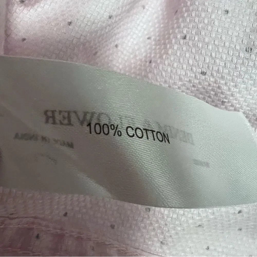 Denim & Flower Ricky Singh Pink Button-Down Shirt W/Dots Size M - Picture 7 of 8